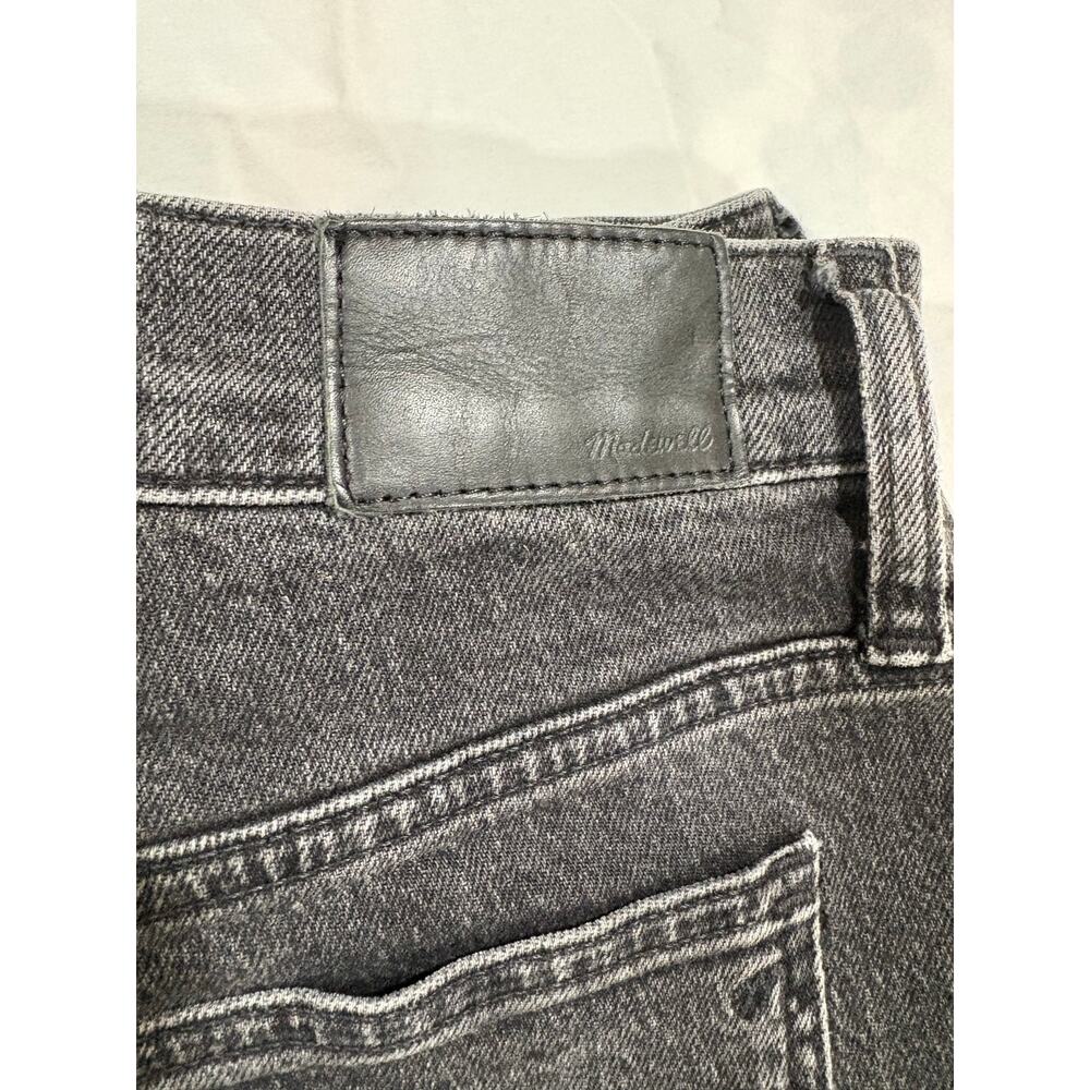 Madewell The Perfect Vintage Jean Straight Leg Black Denim Size 27 - Picture 4 of 9